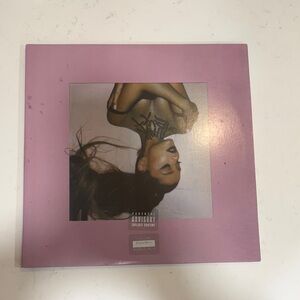 Limited Edition Ariana Grande Vinyl Record - Thank U, next Clear Vinyl